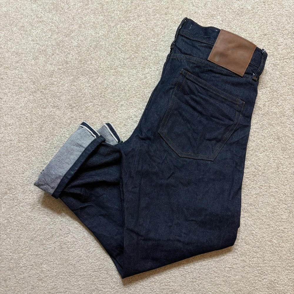 The Brand UB401 Selvedge Jeans 34x26 Dark Indigo Raw Denim 14.5 oz